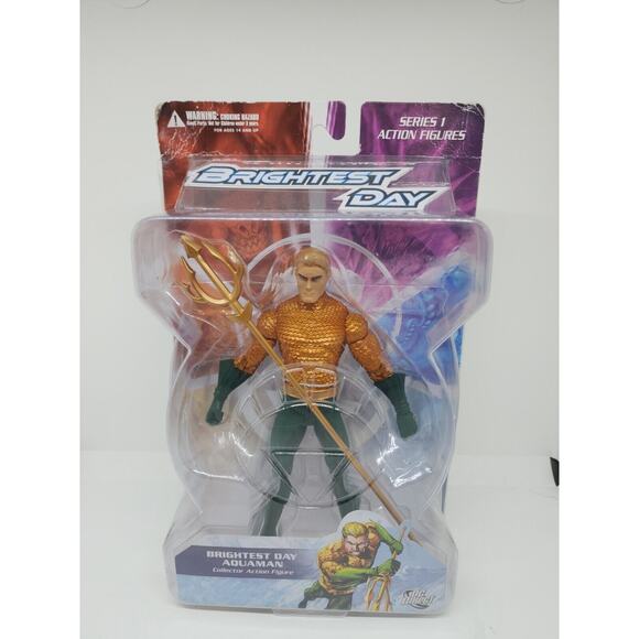 DC Direct Brightest Day Series 1 Aquaman Action Figure Sealed. - Picture 1 of 2